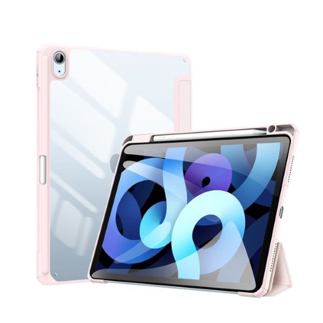 Dux Ducis - iPad Air (2022) / iPad Air (2020) Hülle - Leder Bookcover - Toby Series - pink