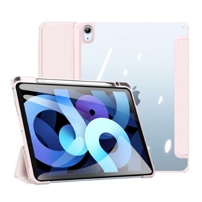 Dux Ducis - iPad Air (2022) / iPad Air (2020) Hülle - Leder Bookcover - Toby Series - pink