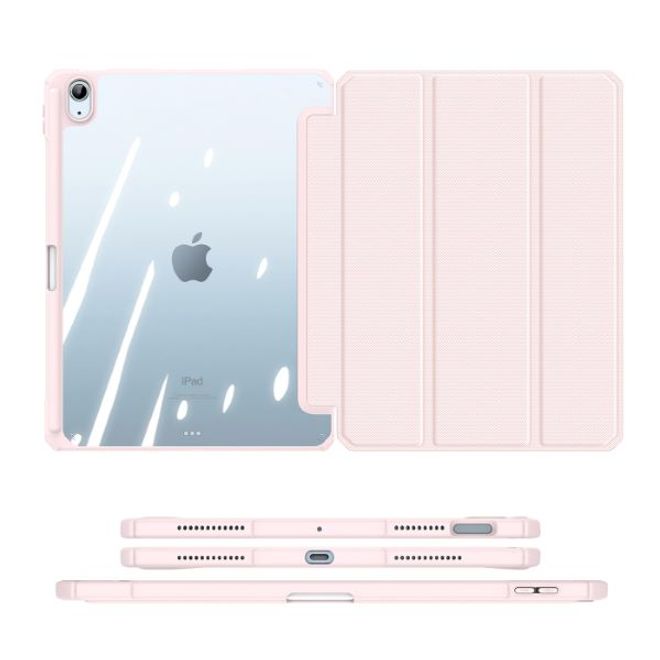 Dux Ducis - iPad Air (2022) / iPad Air (2020) Hülle - Leder Bookcover - Toby Series - pink