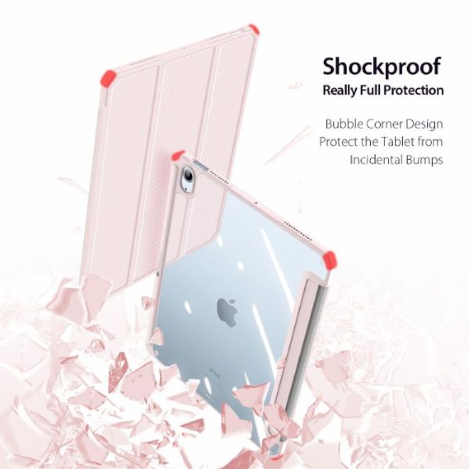 Dux Ducis - iPad Air (2022) / iPad Air (2020) Hülle - Leder Bookcover - Toby Series - pink