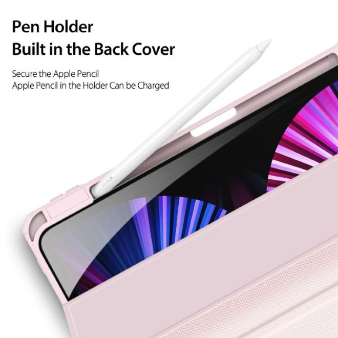 Dux Ducis - iPad Air (2022) / iPad Air (2020) Hülle - Leder Bookcover - Toby Series - pink
