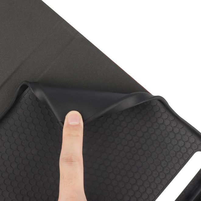 Samsung Galaxy Tab S7 FE Hülle - Leder Bookcover - mit Pen Slot - schwarz