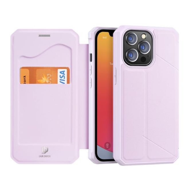 Dux Ducis - iPhone 13 Pro Hülle - Robustes Handy Bookcover - Skin X Series - pink