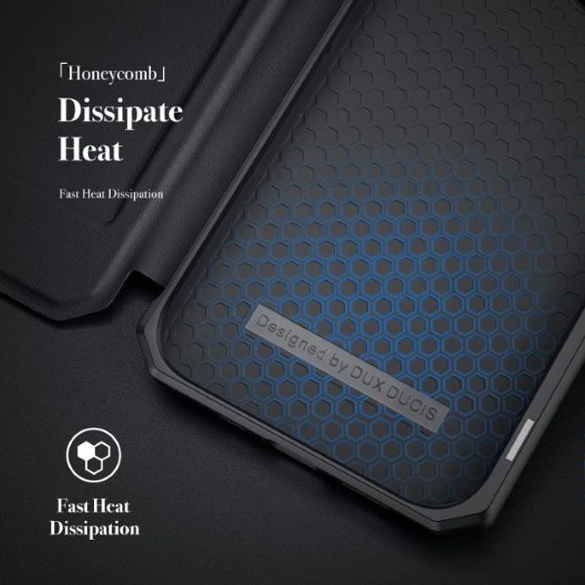 Dux Ducis - iPhone 13 Pro Max Hülle - Robustes Handy Bookcover - Skin X Series - schwarz
