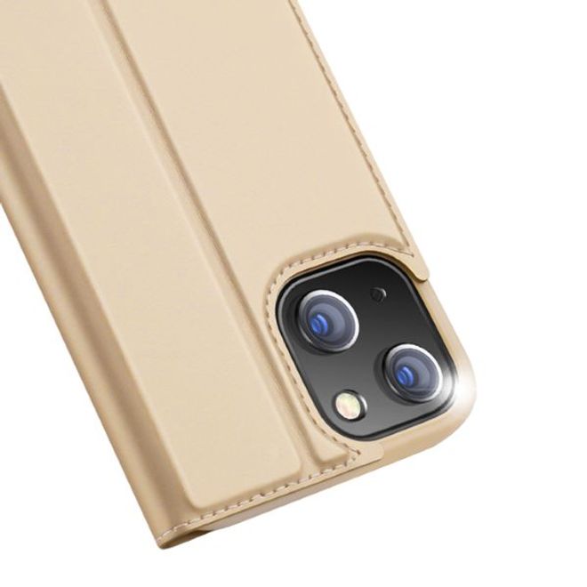 Dux Ducis - iPhone 13 Hülle - Handy Bookcover - Skin Pro Series - gold