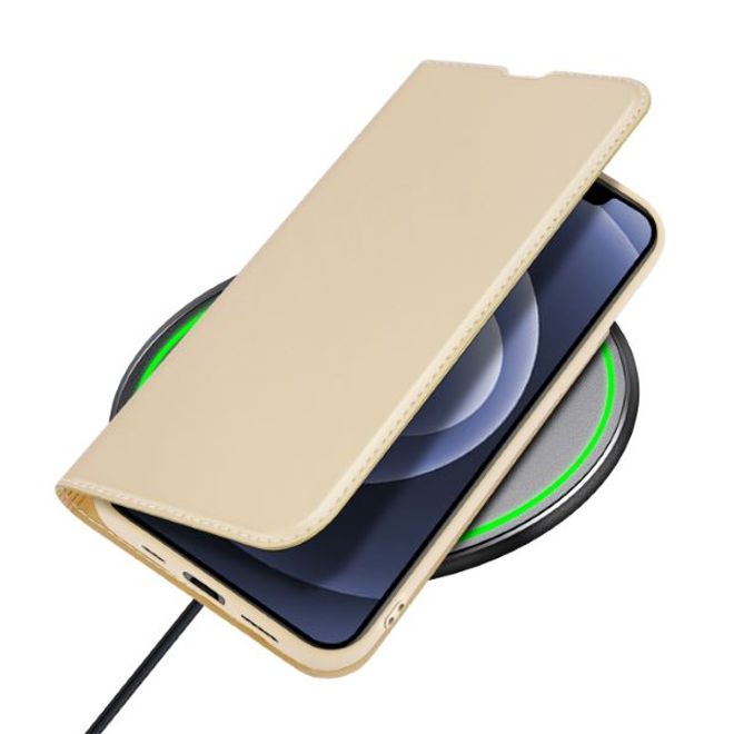 Dux Ducis - iPhone 13 Hülle - Handy Bookcover - Skin Pro Series - gold