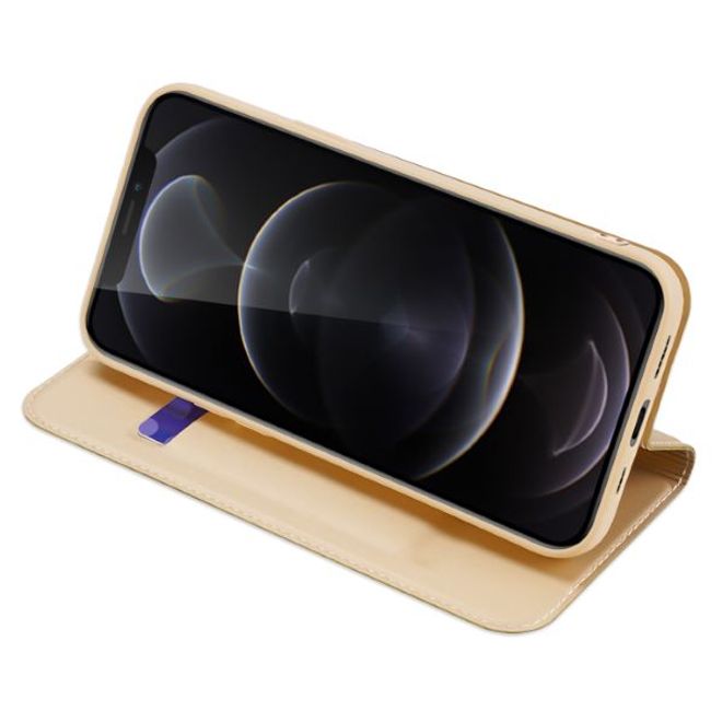 Dux Ducis - iPhone 13 Pro Hülle - Handy Bookcover - Skin Pro Series - gold
