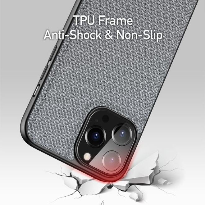 Dux Ducis - iPhone 13 Pro Max Hülle - Schickes Hardcase - Fino Series - blau