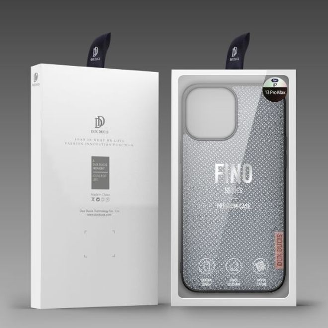 Dux Ducis - iPhone 13 Pro Max Hülle - Schickes Hardcase - Fino Series - blau