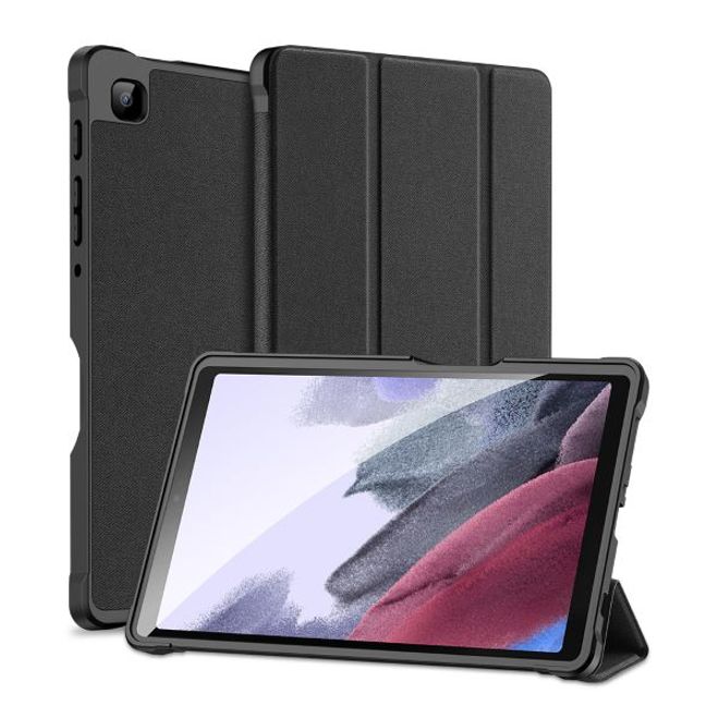 Dux Ducis - Samsung Galaxy Tab A7 Lite 8.7 Hülle - Leder Smart Flip Case - Domo Series - schwarz