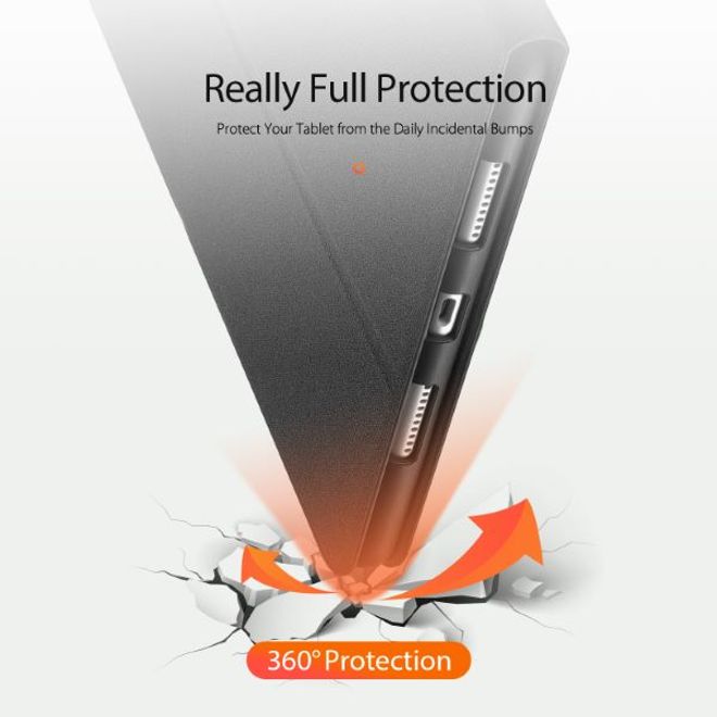 Dux Ducis - Huawei MatePad Pro 10.8 (2021 / 2019) Hülle - Leder Smart Flip Case - Domo Series - schwarz