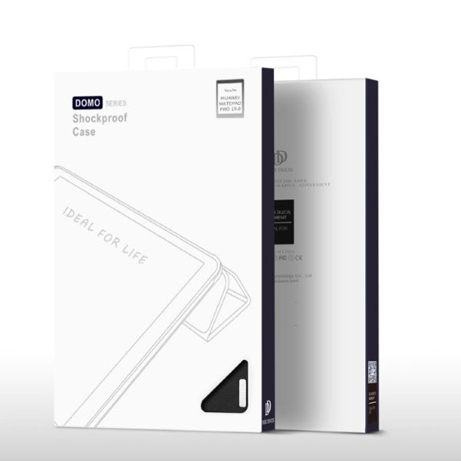 Dux Ducis - Huawei MatePad Pro 10.8 (2021 / 2019) Hülle - Leder Smart Flip Case - Domo Series - schwarz