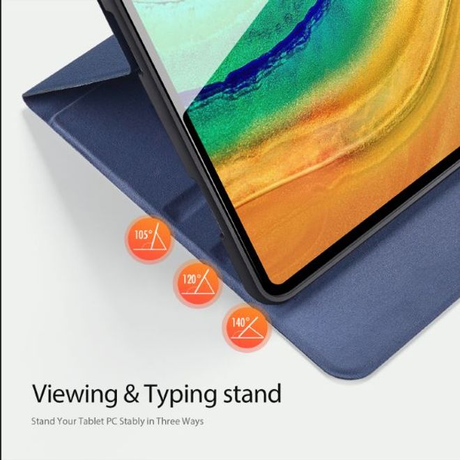 Dux Ducis - Huawei MatePad Pro 10.8 (2021 / 2019) Hülle - Leder Smart Flip Case - Domo Series - blau
