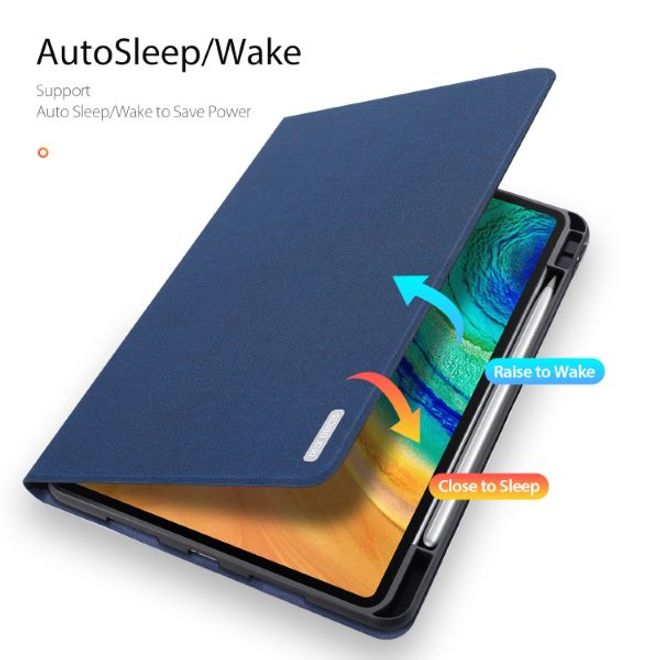 Dux Ducis - Huawei MatePad Pro 10.8 (2021 / 2019) Hülle - Leder Smart Flip Case - Domo Series - blau