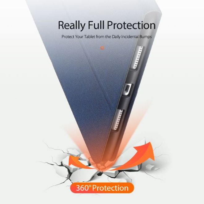 Dux Ducis - Huawei MatePad Pro 10.8 (2021 / 2019) Hülle - Leder Smart Flip Case - Domo Series - blau