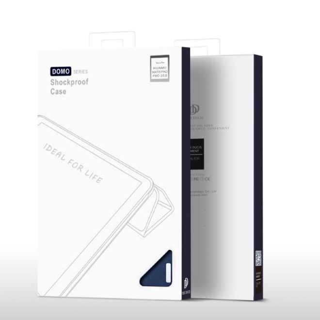 Dux Ducis - Huawei MatePad Pro 10.8 (2021 / 2019) Hülle - Leder Smart Flip Case - Domo Series - blau