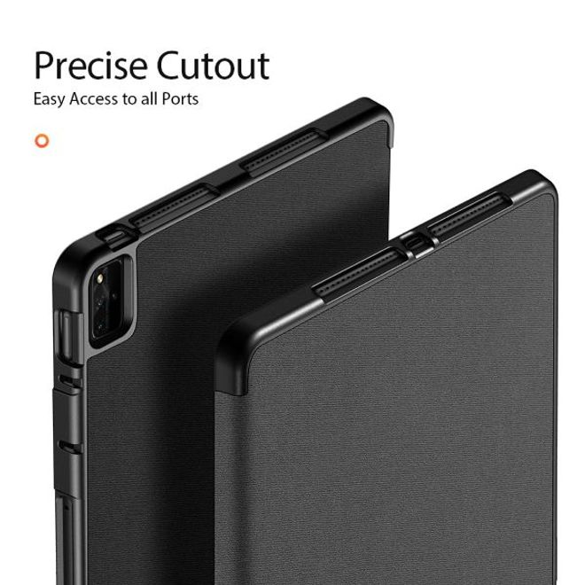 Dux Ducis - Huawei MatePad Pro 12.6 (2021) Hülle - Leder Smart Flip Case - Domo Series - schwarz