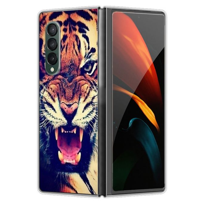 Samsung Galaxy Z Fold3 Hülle - Hardcase mit Muster - Tiger