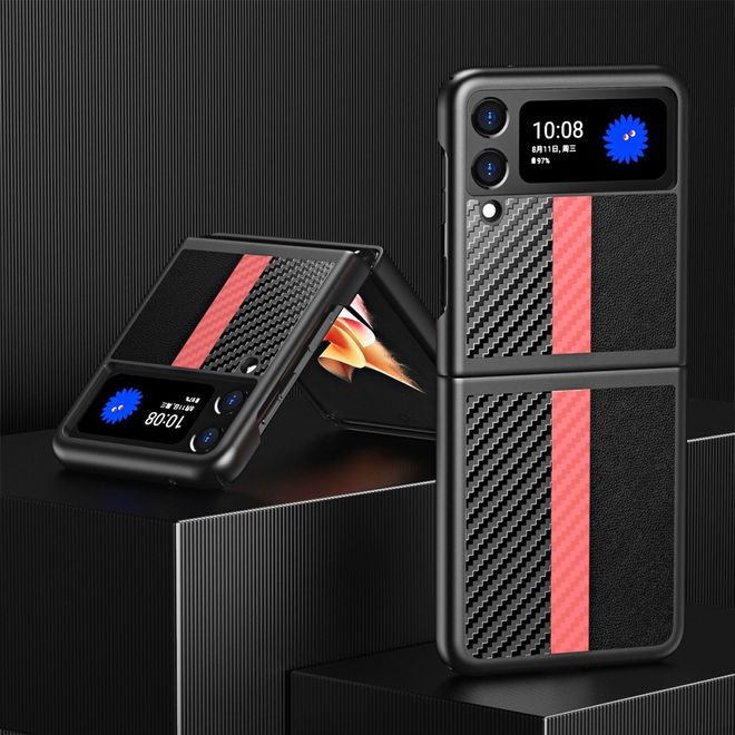 Samsung Galaxy Z Flip3 5G Hülle - Zweifarbiges Hardcase - pink