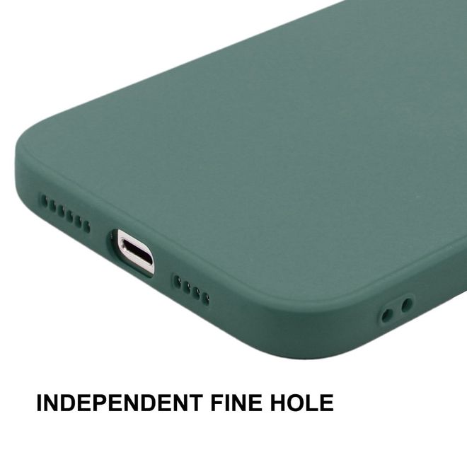 Enkay - iPhone 13 Pro Max Hülle - Silikon Softcase - Solid Color Series - dunkelblau