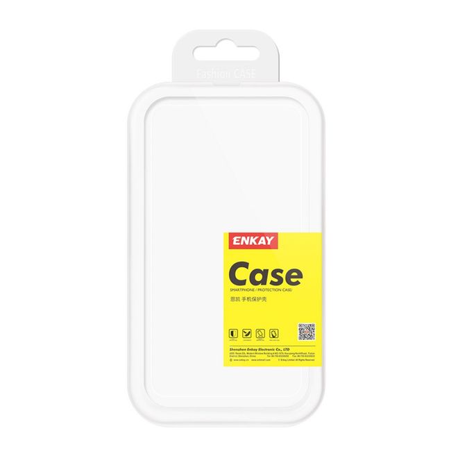 Enkay - iPhone 13 Pro Max Hülle - Silikon Softcase - Solid Color Series - dunkelblau