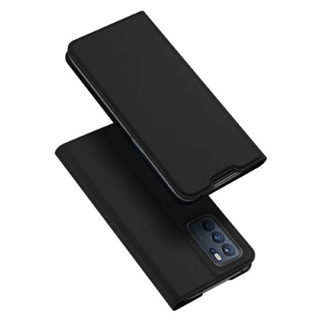 Dux Ducis - Oppo Reno6 Pro Hülle - Handy Bookcover - Skin Pro Series - schwarz