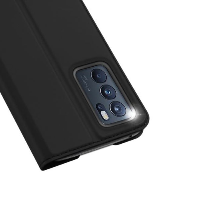 Dux Ducis - Oppo Reno6 Pro Hülle - Handy Bookcover - Skin Pro Series - schwarz