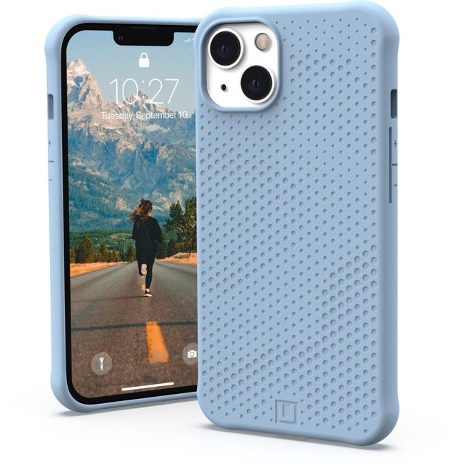 UAG - iPhone 13 Hülle - Stossfestes Hardcase - Dot Series - blau