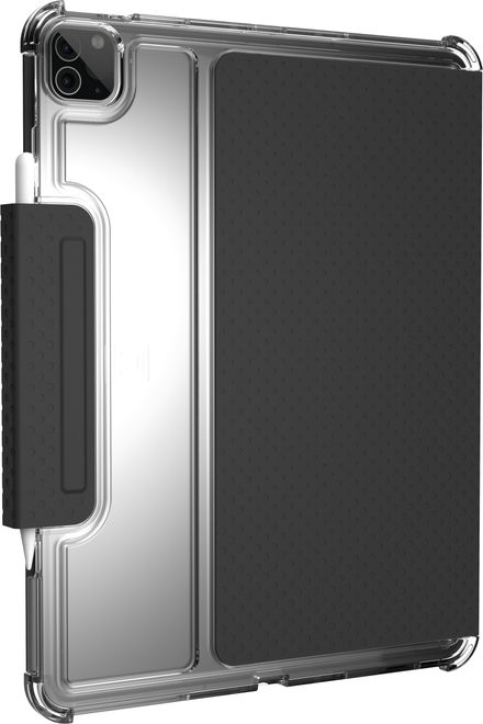 UAG - iPad Pro 12.9 (2022 / 2021) Hülle - mobiles Bookcover - Lucent Series - schwarz/grau