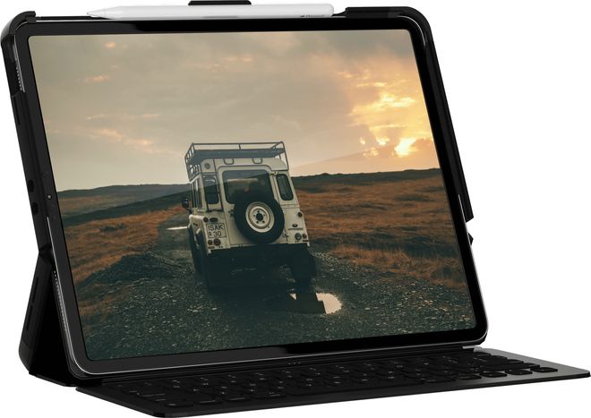 UAG - iPad Pro 12.9 (2022 / 2021) Hülle - robustes Bookcover - Scout Series - schwarz