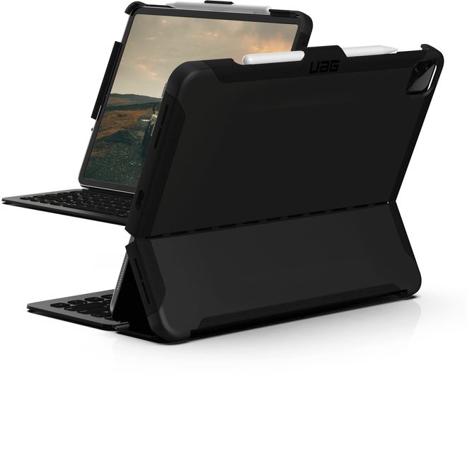 UAG - iPad Pro 12.9 (2022 / 2021) Hülle - robustes Bookcover - Scout Series - schwarz