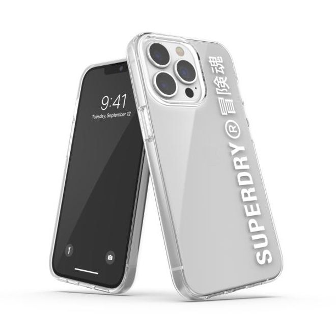Superdry - iPhone 13 Pro / iPhone 13 Hülle - TPU Softcase - Snap Case Clear Series - transparent