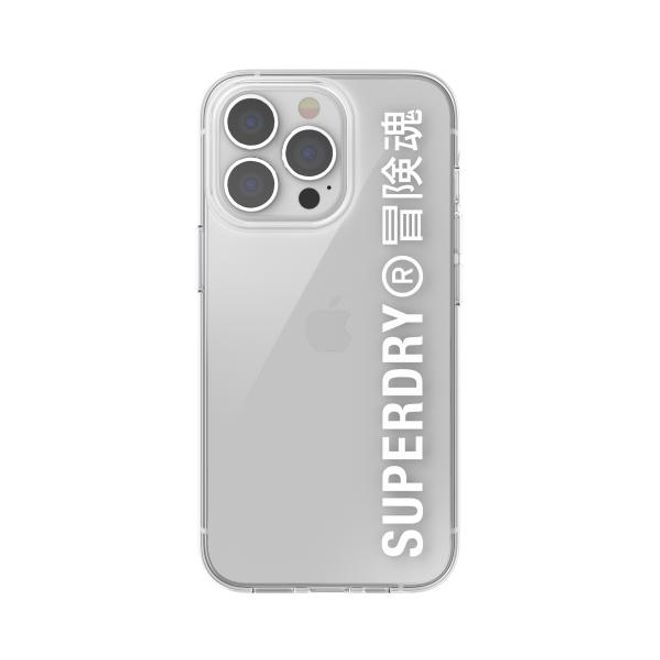 Superdry - iPhone 13 Pro / iPhone 13 Hülle - TPU Softcase - Snap Case Clear Series - transparent