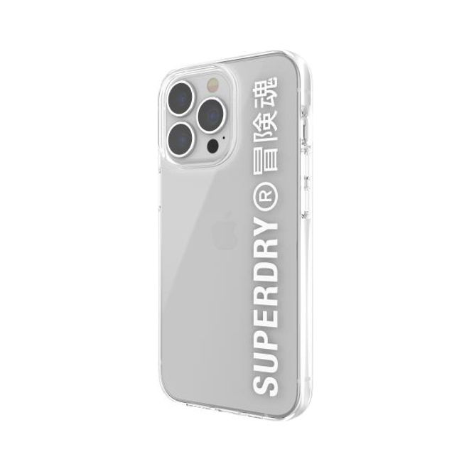 Superdry - iPhone 13 Pro / iPhone 13 Hülle - TPU Softcase - Snap Case Clear Series - transparent