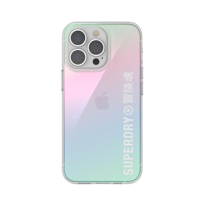 Superdry - iPhone 13 Pro / iPhone 13 Hülle - TPU Softcase - Snap Case Clear Series - mehrfarbig