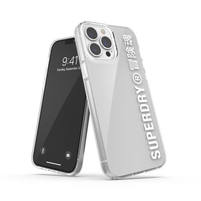 Superdry - iPhone 13 Pro Max Hülle - TPU Softcase - Snap Case Clear Series - transparent