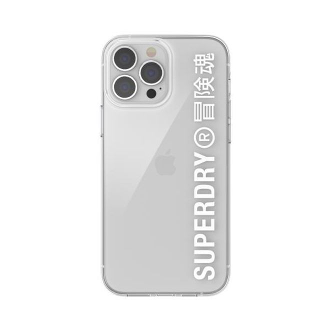 Superdry - iPhone 13 Pro Max Hülle - TPU Softcase - Snap Case Clear Series - transparent