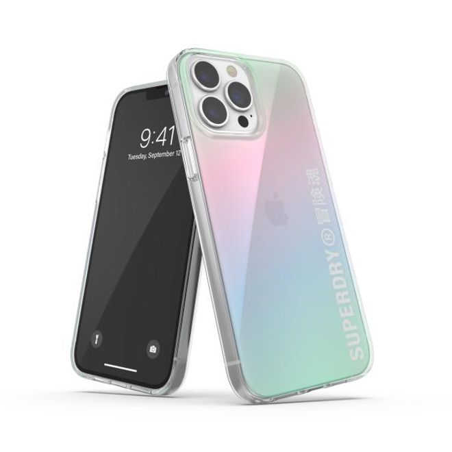 Superdry - iPhone 13 Pro Max Hülle - TPU Softcase - Snap Case Clear Series - mehrfarbig