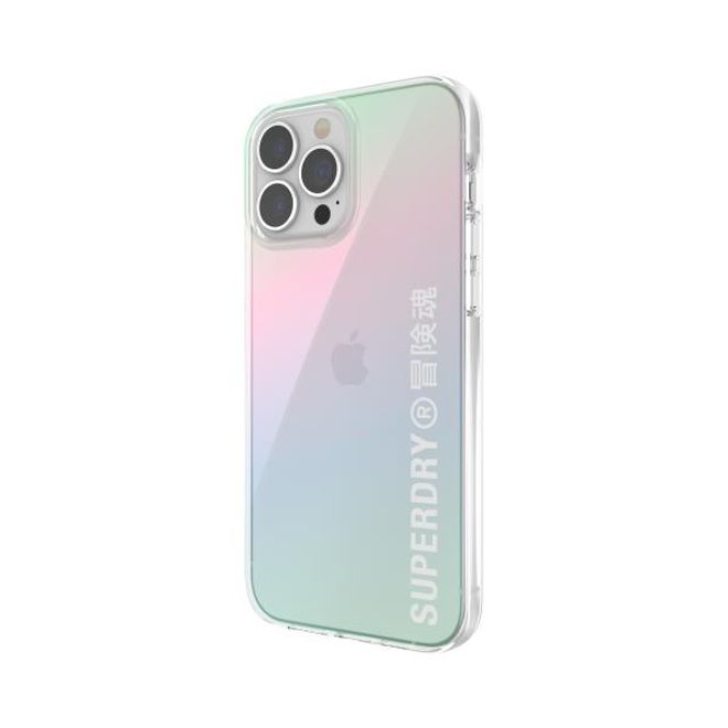 Superdry - iPhone 13 Pro Max Hülle - TPU Softcase - Snap Case Clear Series - mehrfarbig