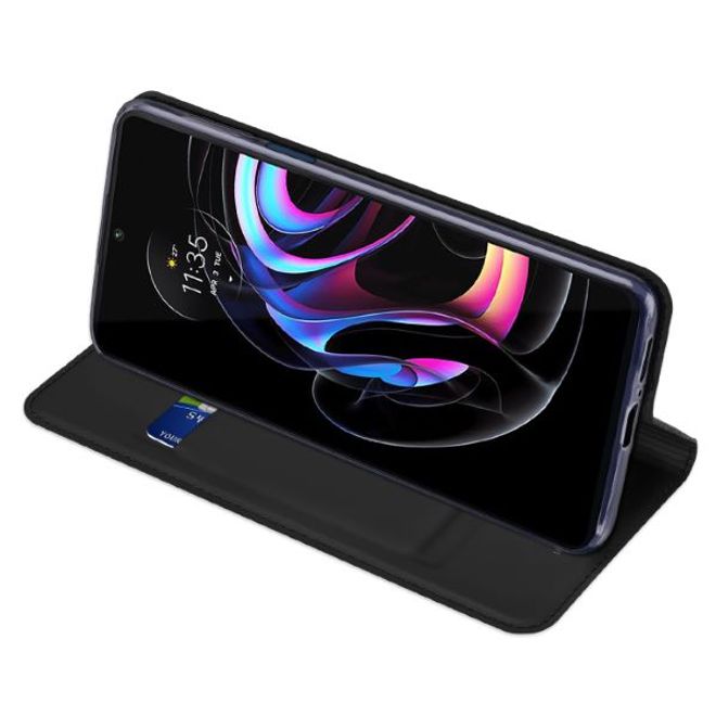Dux Ducis - Motorola Edge 20 Pro Hülle - Handy Bookcover - Skin Pro Series - schwarz