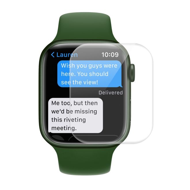 Enkay - Apple Watch (41mm)Schutzfolie - Vollabdeckung - transparent
