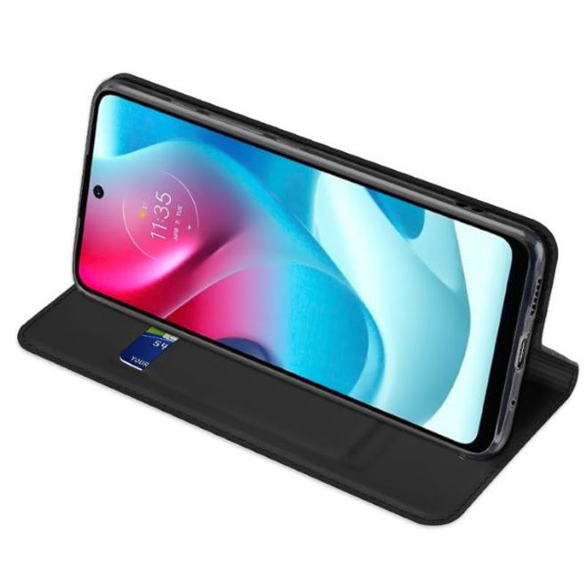 Dux Ducis - Motorola Moto G60S Hülle - Handy Bookcover - Skin Pro Series - schwarz