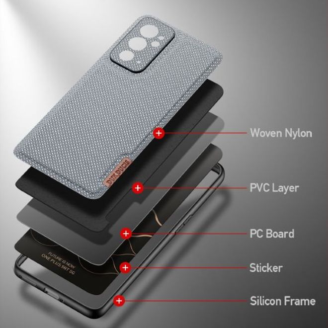 Dux Ducis - OnePlus 9RT 5G Hülle - Schickes Hardcase - Fino Series - blau