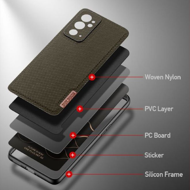 Dux Ducis - OnePlus 9RT 5G Hülle - Schickes Hardcase - Fino Series - grün