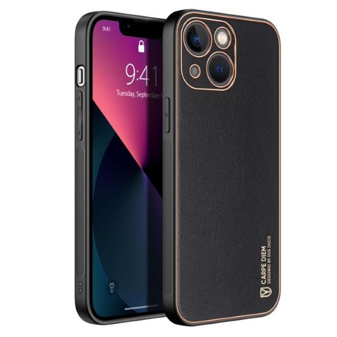 Dux Ducis - iPhone 13 Hülle - Edles Hardcase - Yolo Series - schwarz