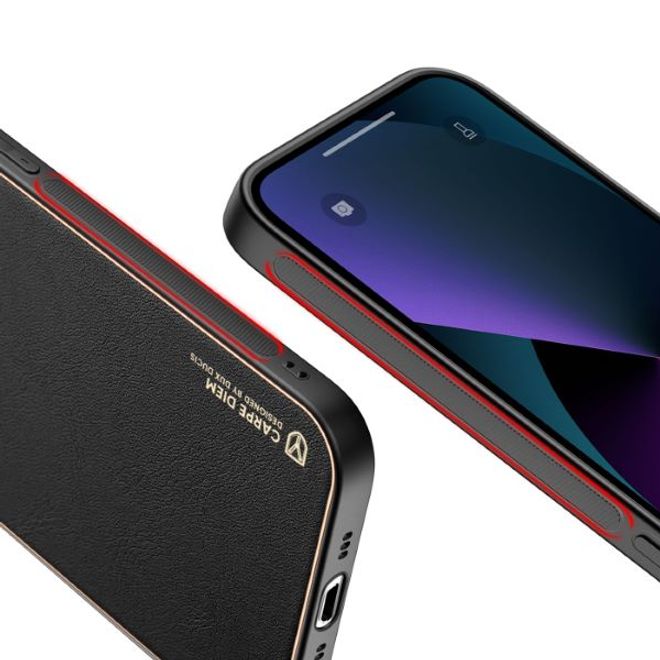 Dux Ducis - iPhone 13 Hülle - Edles Hardcase - Yolo Series - schwarz