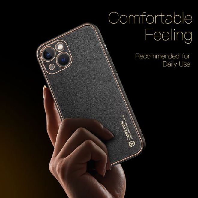 Dux Ducis - iPhone 13 Hülle - Edles Hardcase - Yolo Series - schwarz