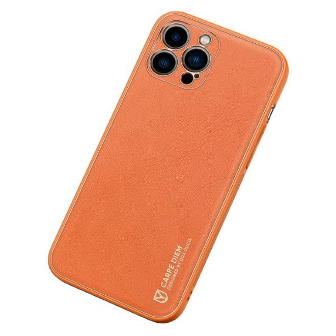 Dux Ducis - iPhone 13 Pro Hülle - Edles Hardcase - Yolo Series - orange