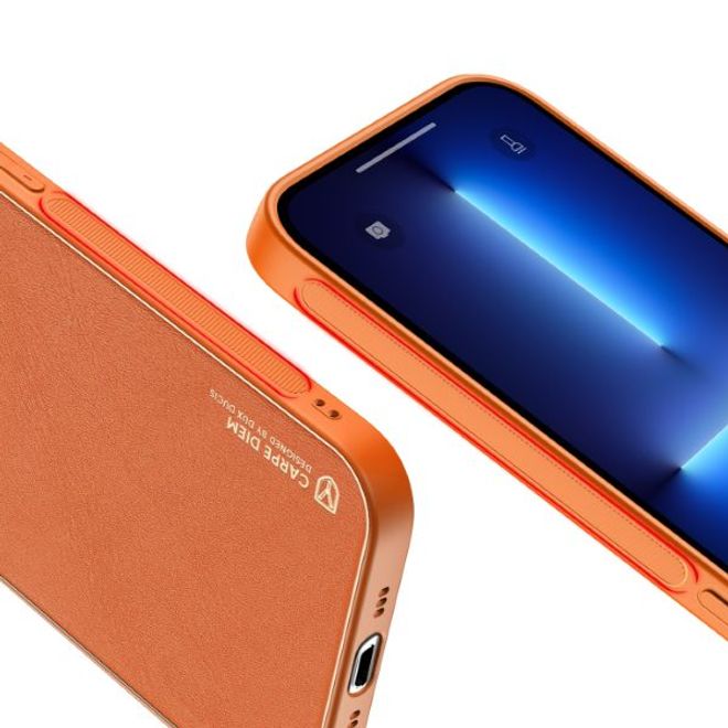Dux Ducis - iPhone 13 Pro Hülle - Edles Hardcase - Yolo Series - orange
