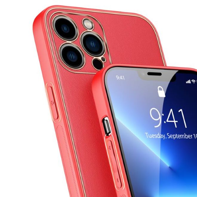 Dux Ducis - iPhone 13 Pro Hülle - Edles Hardcase - Yolo Series - rot